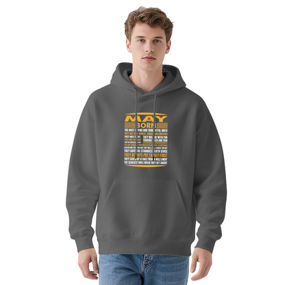 May Born Personality Traits Typography Hoodie