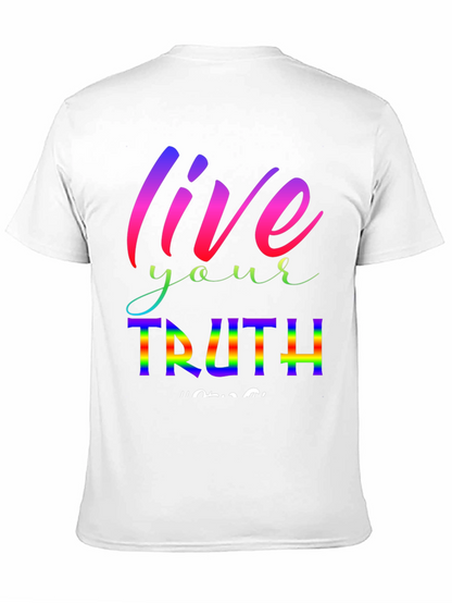Live Your Truth Rainbow Graphic Tee