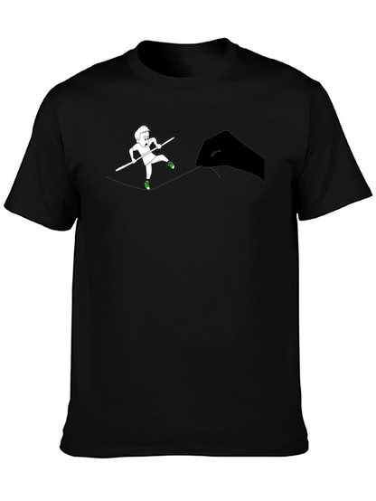 Tightrope Walker Graphic Tee - Black