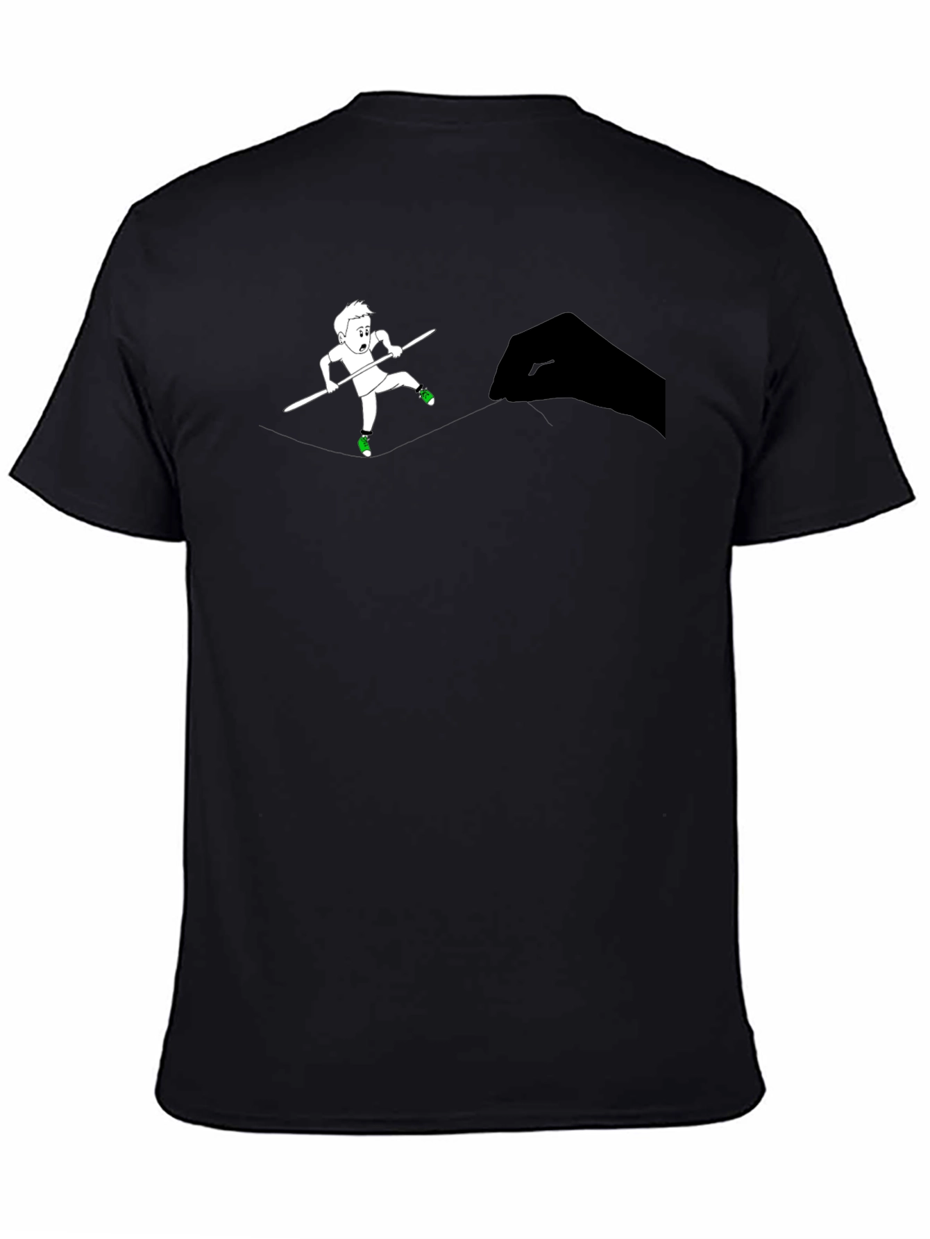 Tightrope Walker Graphic Tee - Black
