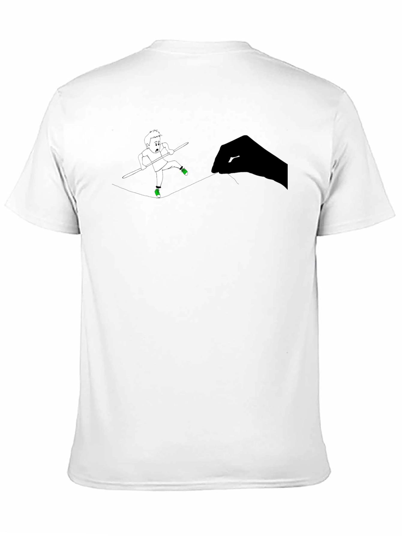 Tightrope Walker Graphic Tee - Black