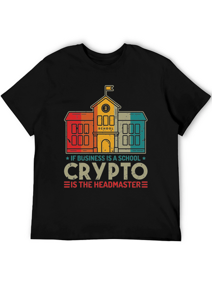 Crypto Headmaster T-Shirt - Business School Bitcoin