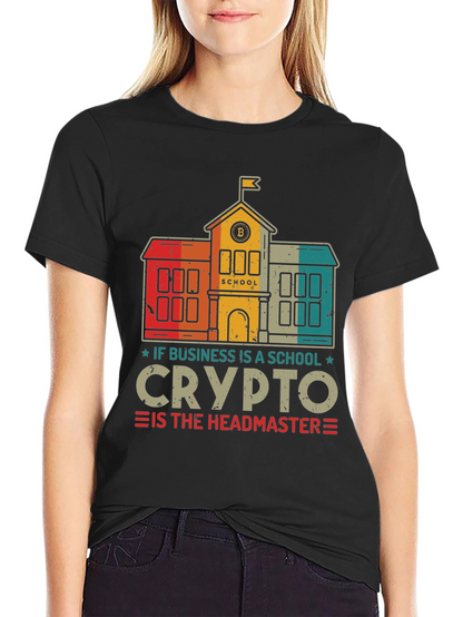 Crypto Headmaster T-Shirt - Business School Bitcoin