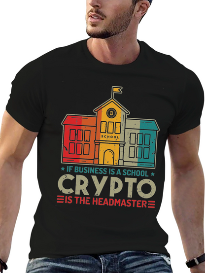 Crypto Headmaster T-Shirt - Business School Bitcoin