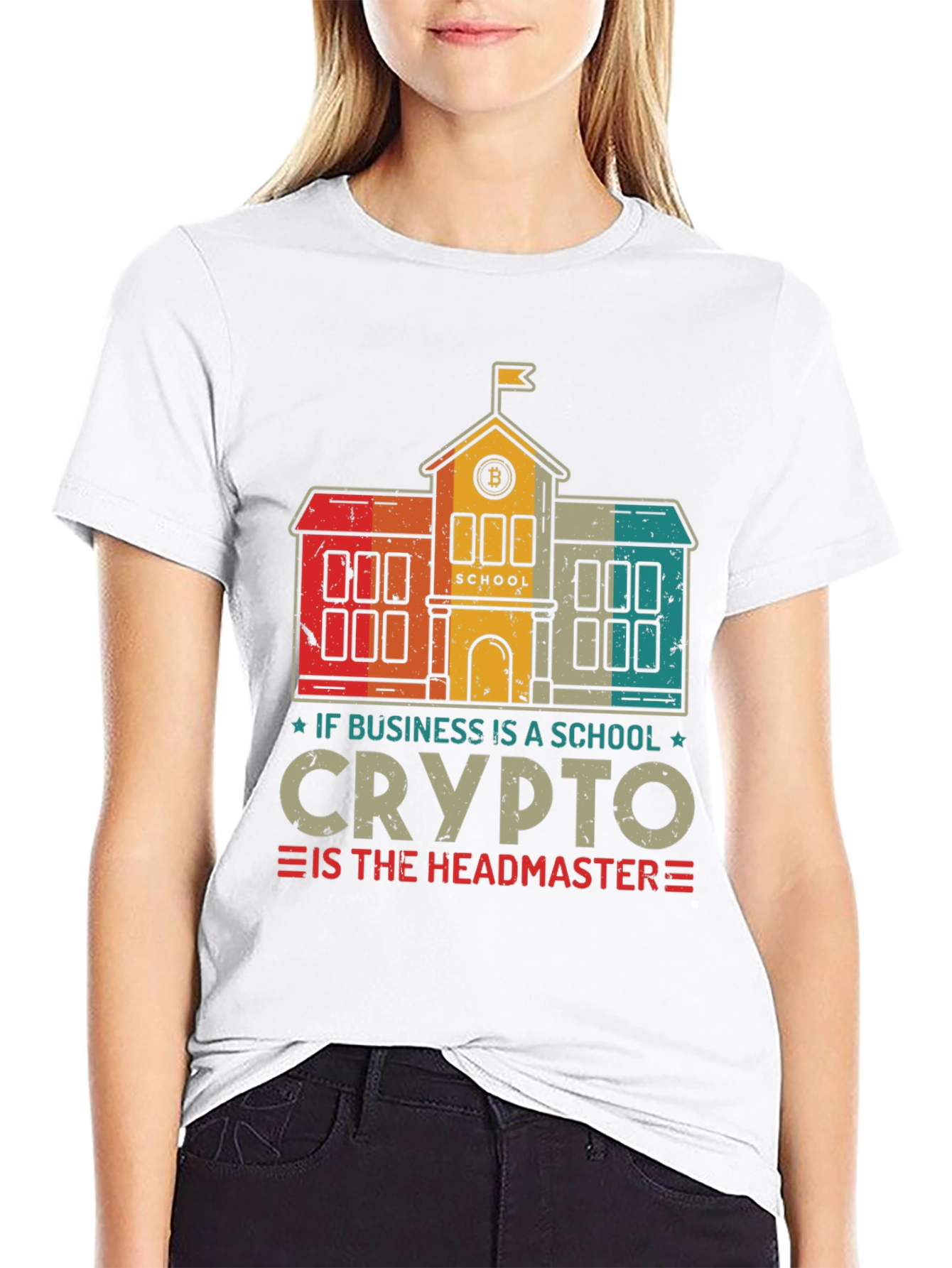 Crypto Headmaster T-Shirt - Business School Bitcoin