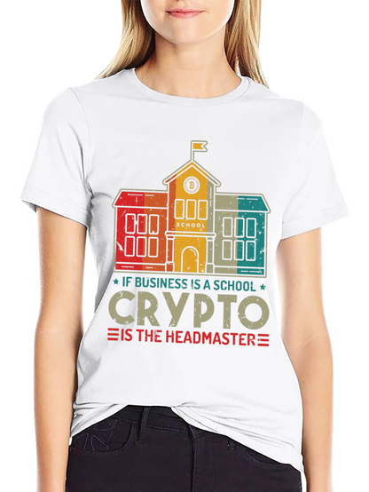 Crypto Headmaster T-Shirt - Business School Bitcoin