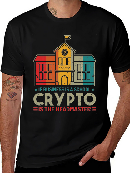 Crypto Headmaster T-Shirt - Business School Bitcoin