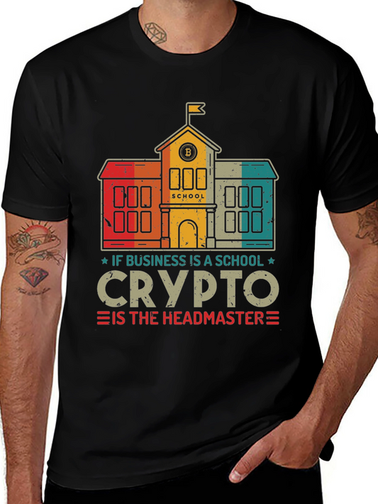 Crypto Headmaster T-Shirt - Business School Bitcoin