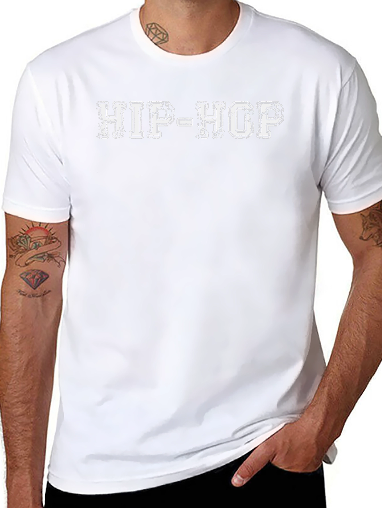 Hip-Hop Graphic Tee - Classic Style
