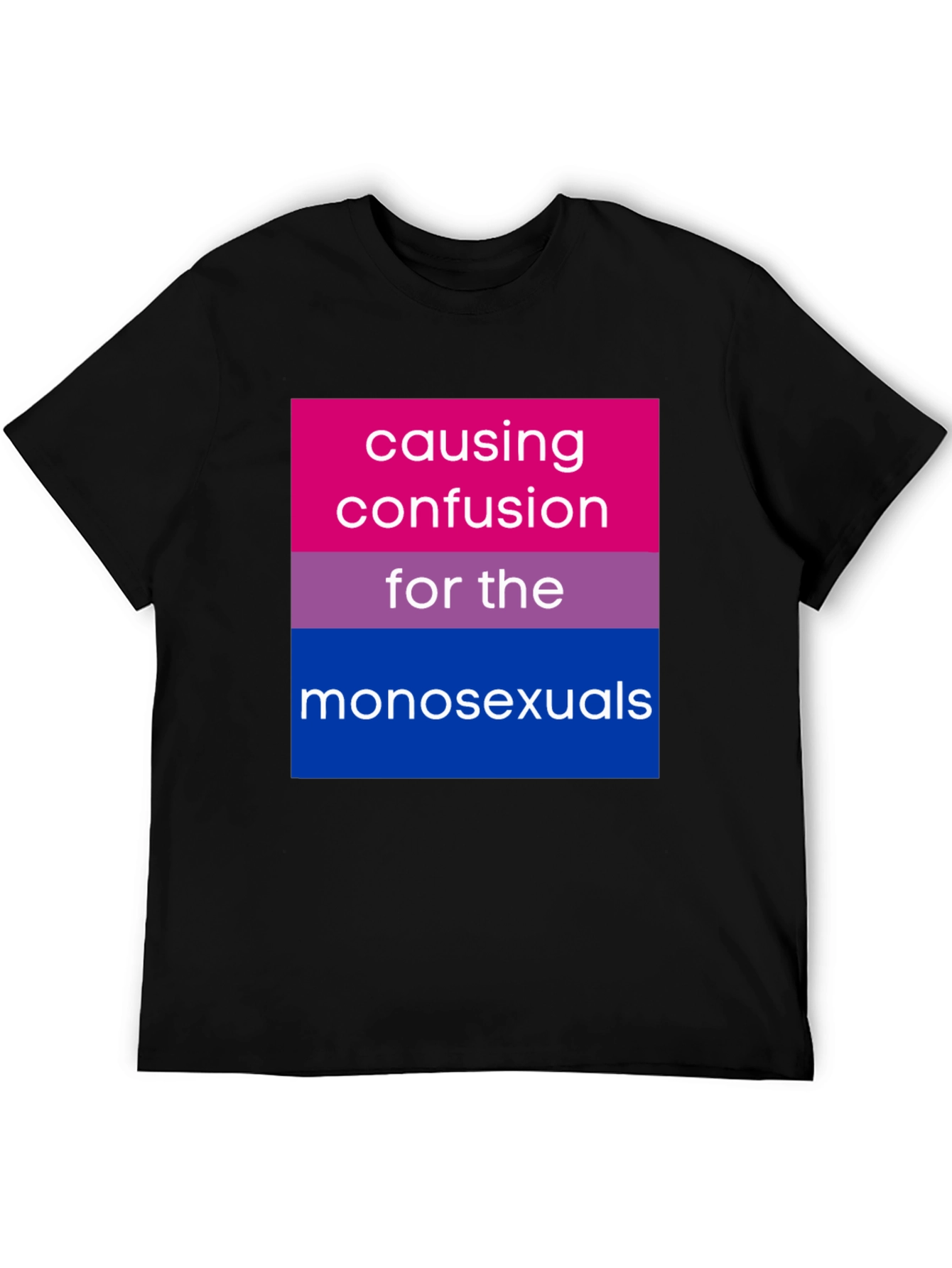 Bisexual Pride T-Shirt - Causing Confusion