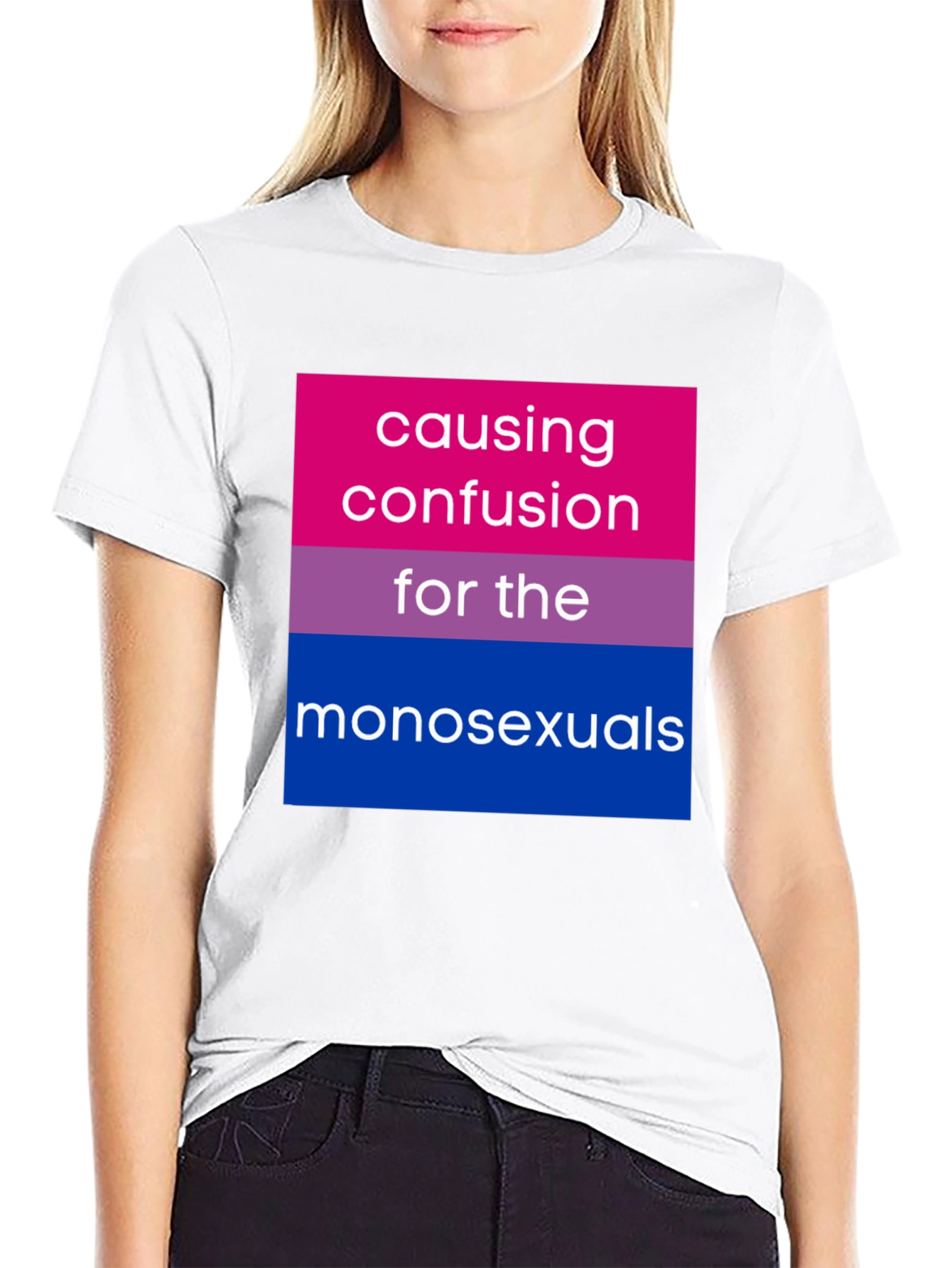 Bisexual Pride T-Shirt - Causing Confusion