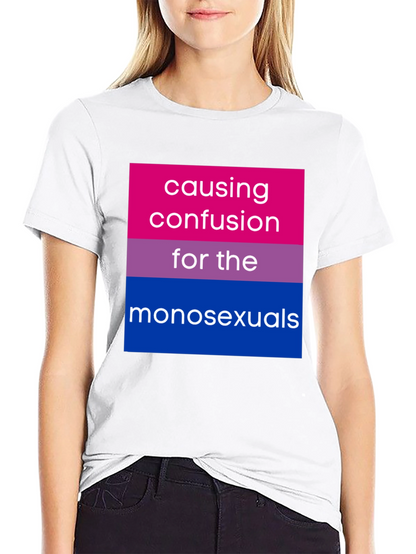 Bisexual Pride T-Shirt - Causing Confusion