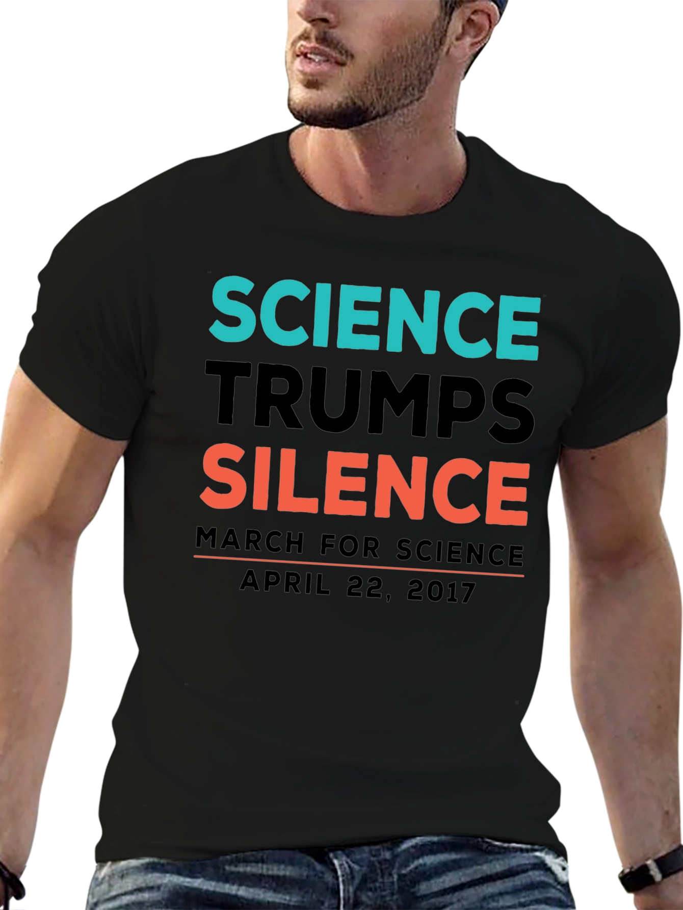 Science Trumps Silence T-Shirt April 22 2017