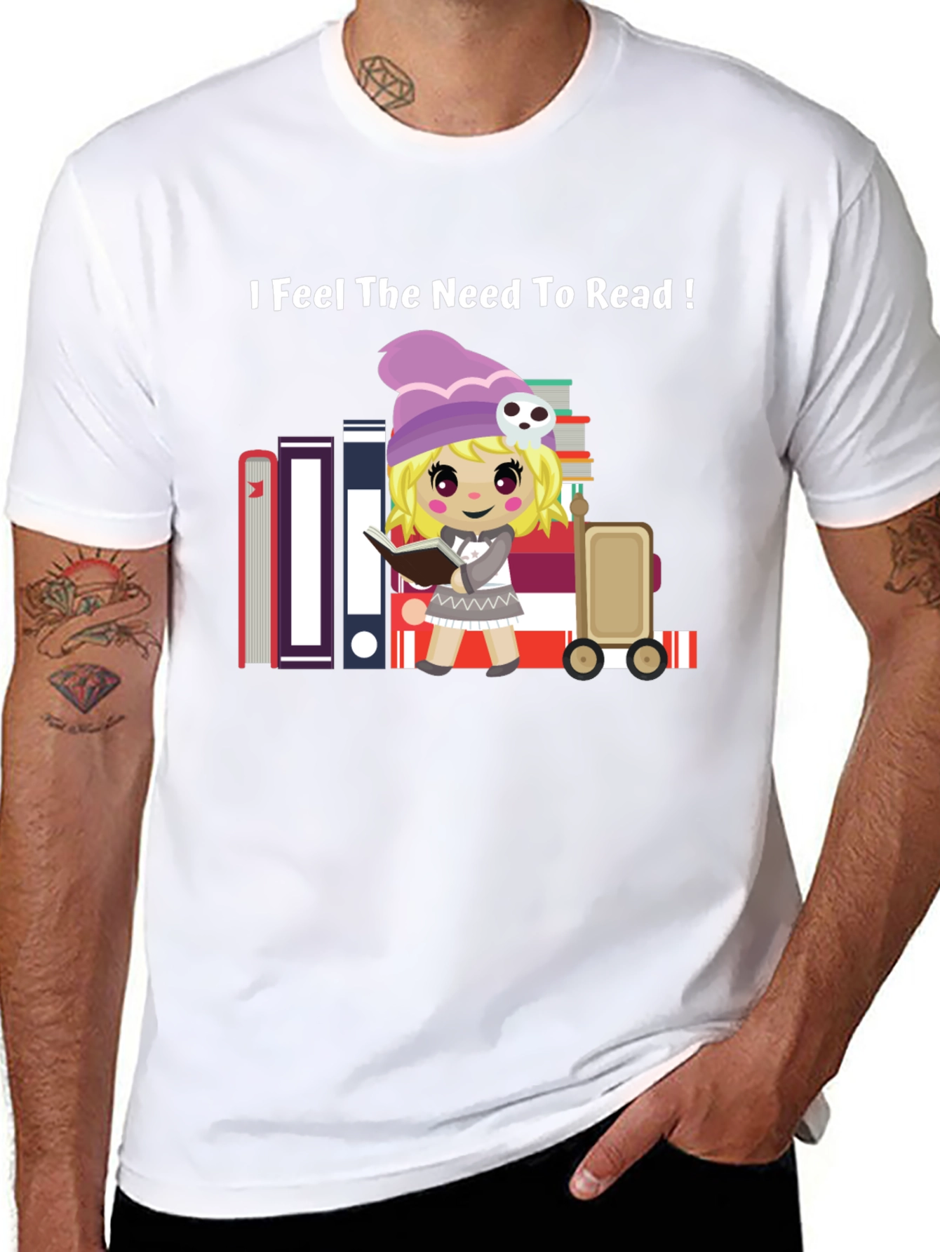 I Feel The Need To Read! T-Shirt