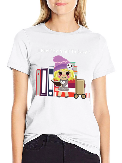 I Feel The Need To Read! T-Shirt