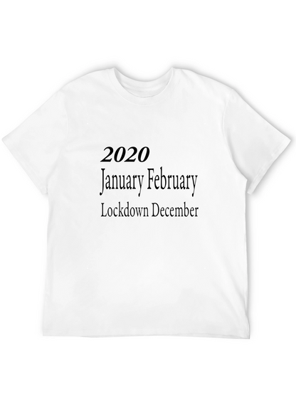 2020 Lockdown Memory Black T-Shirt