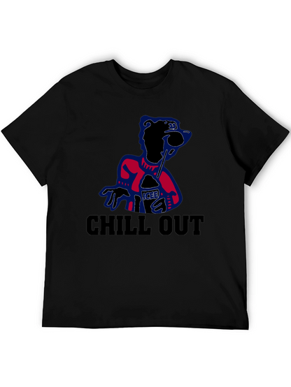 Chill Out Icee Tee - Mens Black Graphic T-Shirt