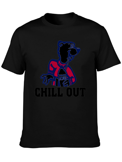 Chill Out Icee Tee - Mens Black Graphic T-Shirt