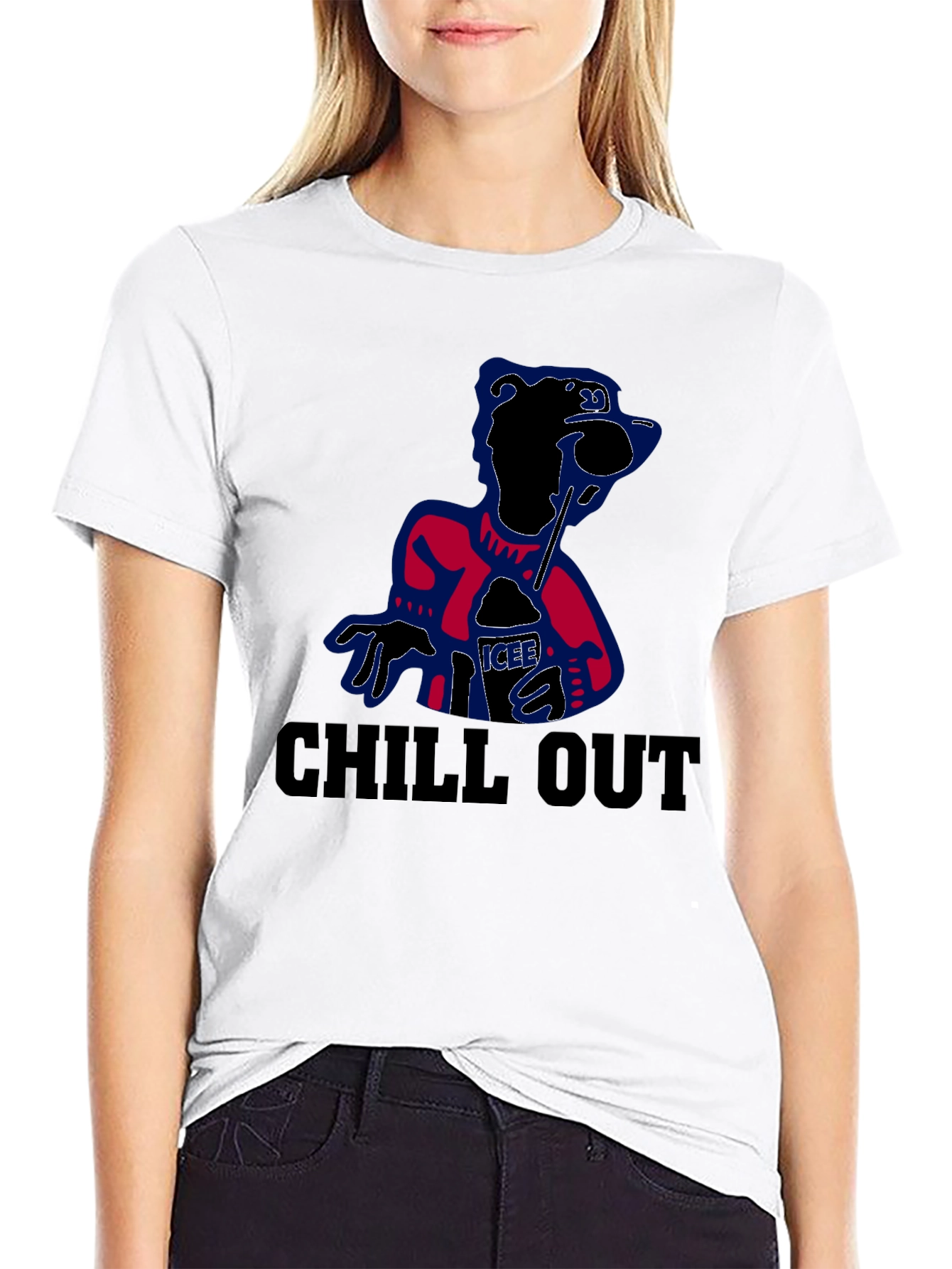 Chill Out Icee Tee - Mens Black Graphic T-Shirt