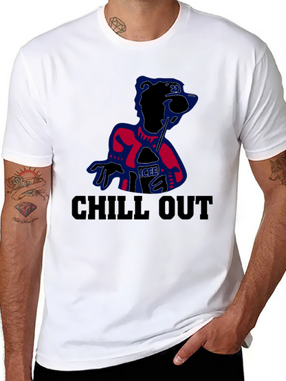 Chill Out Icee Tee - Mens Black Graphic T-Shirt