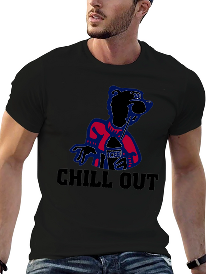 Chill Out Icee Tee - Mens Black Graphic T-Shirt