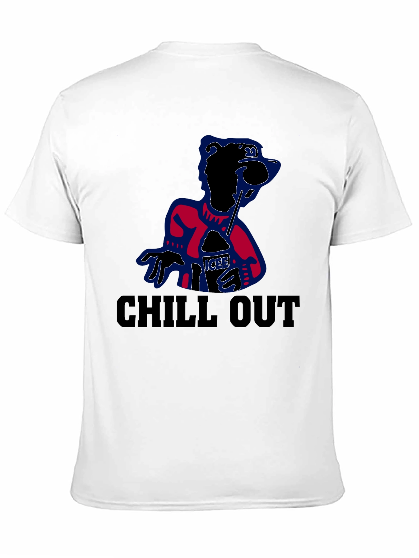 Chill Out Icee Tee - Mens Black Graphic T-Shirt