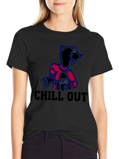 Chill Out Icee Tee - Mens Black Graphic T-Shirt