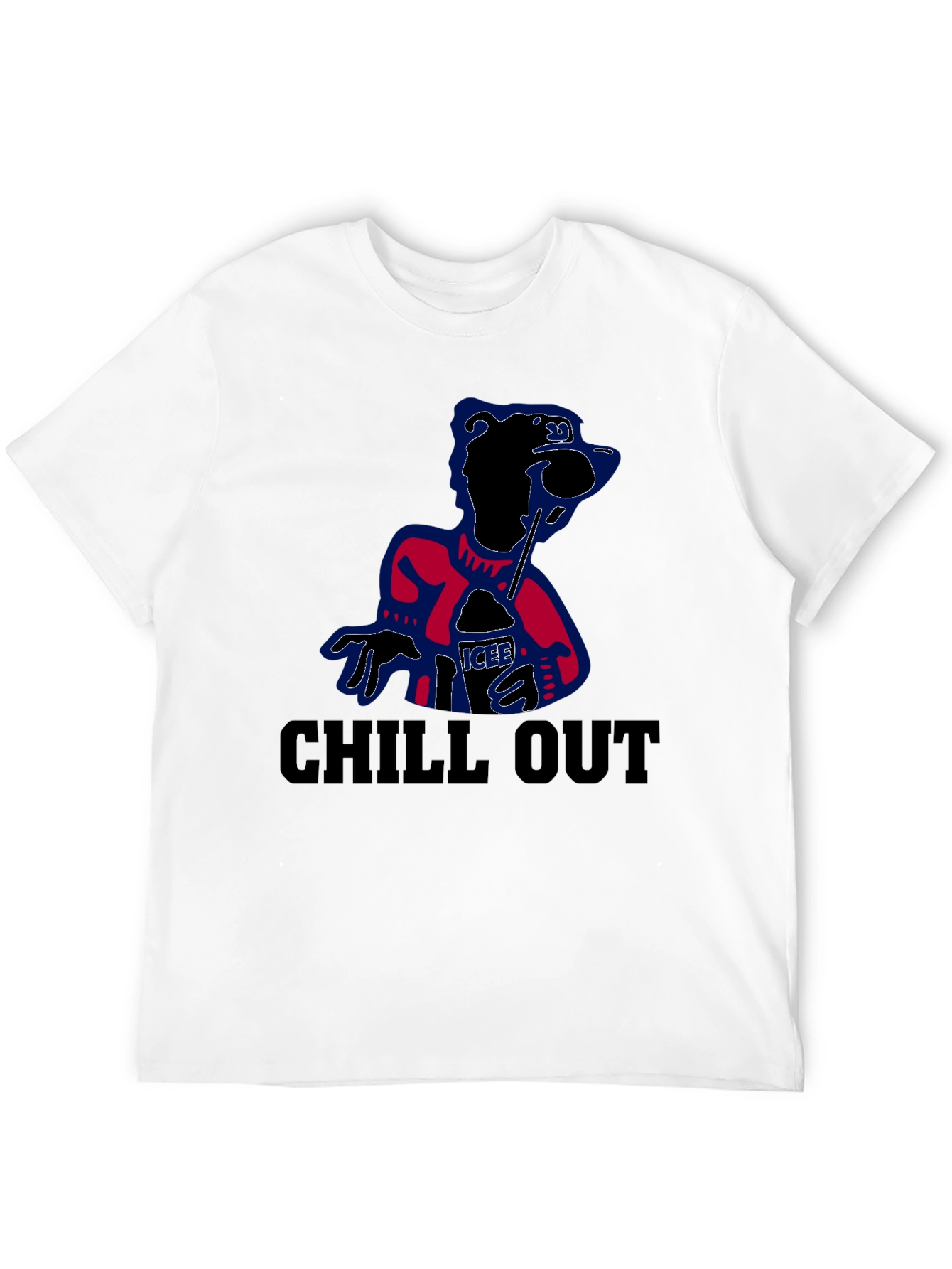Chill Out Icee Tee - Mens Black Graphic T-Shirt
