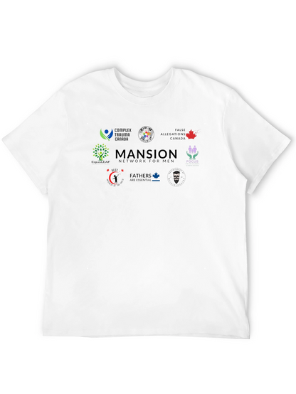 Mansion Network for Men Black T-Shirt