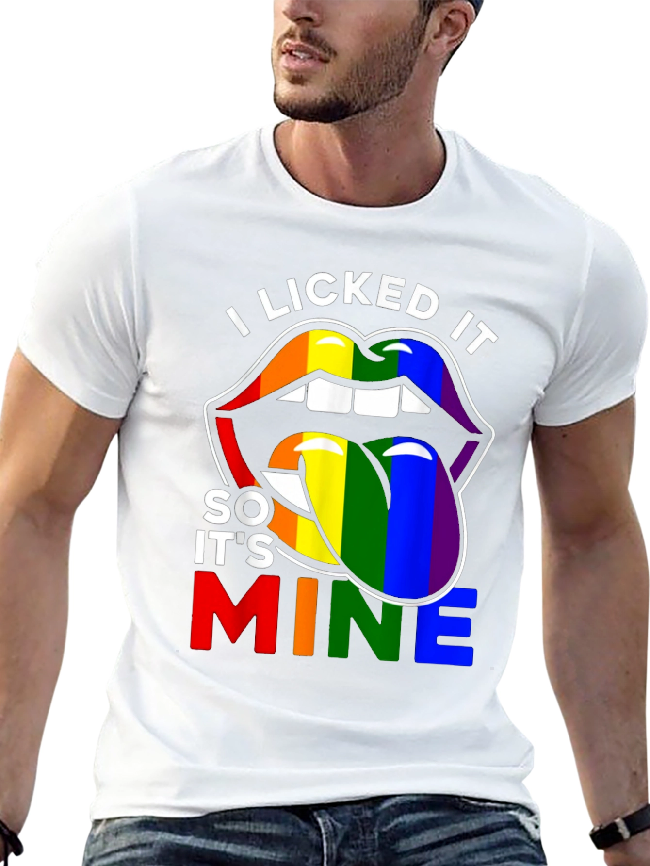 I Licked It So Its Mine Pride T-Shirt