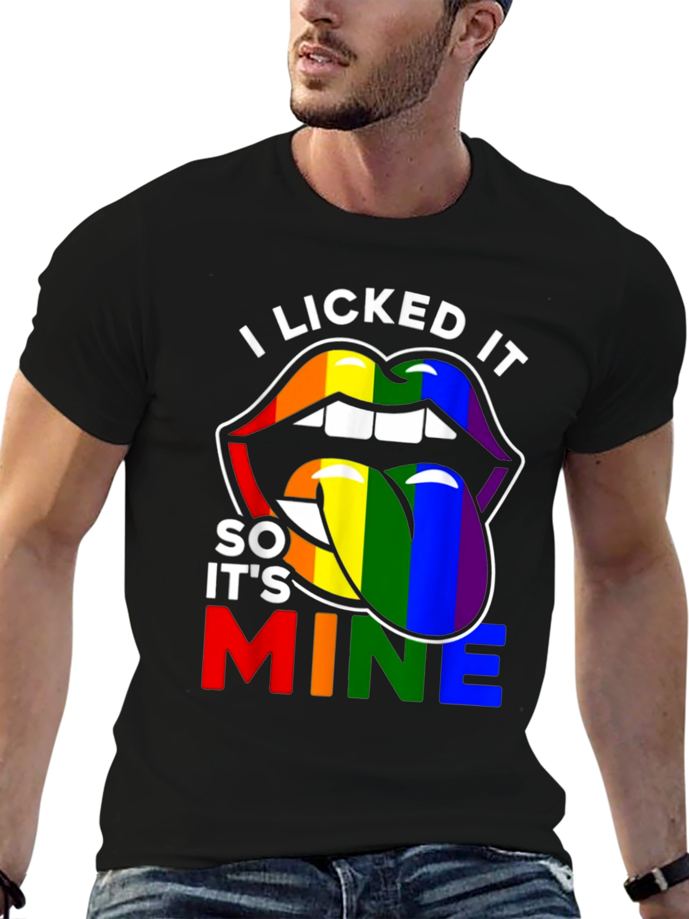 I Licked It So Its Mine Pride T-Shirt