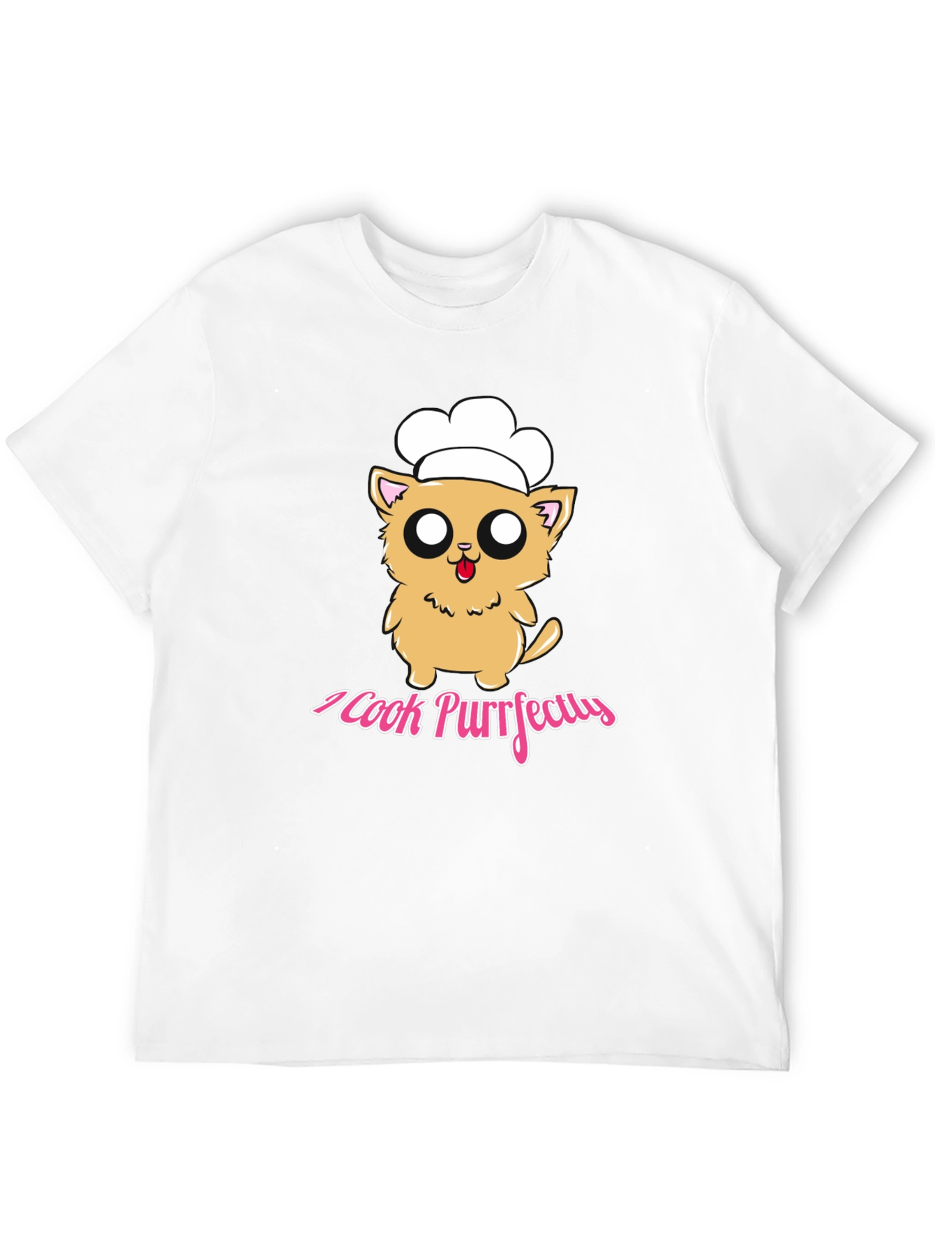I Cook Purrfectly Cat Chef T-Shirt