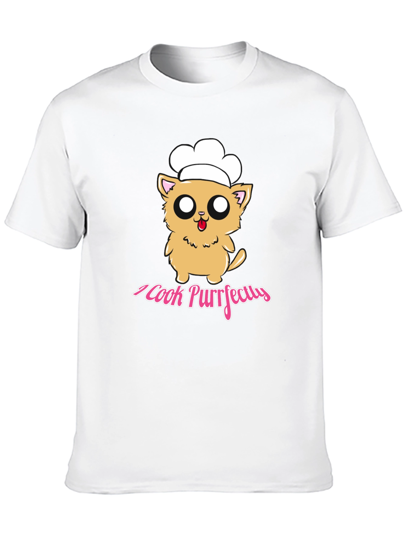 I Cook Purrfectly Cat Chef T-Shirt