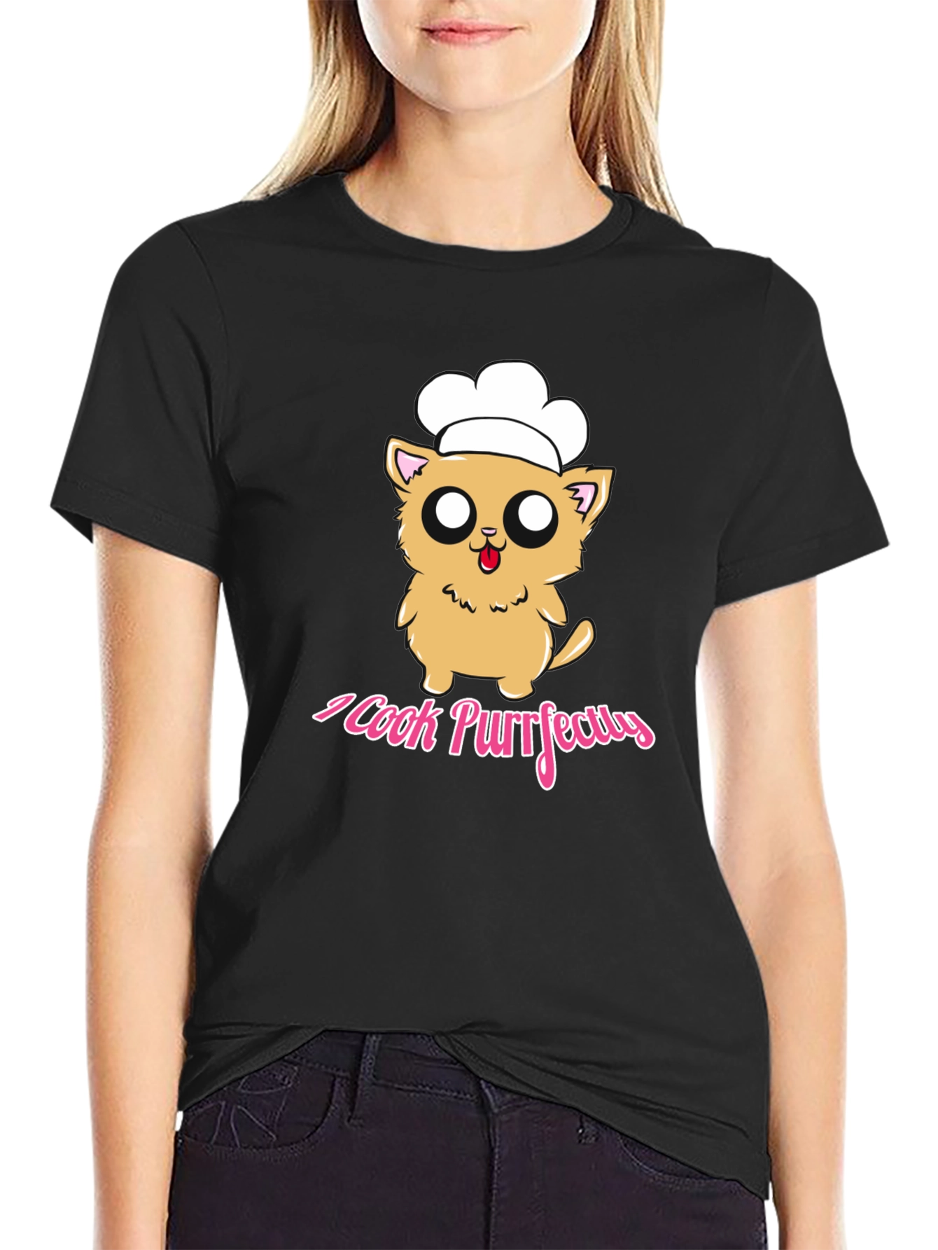 I Cook Purrfectly Cat Chef T-Shirt