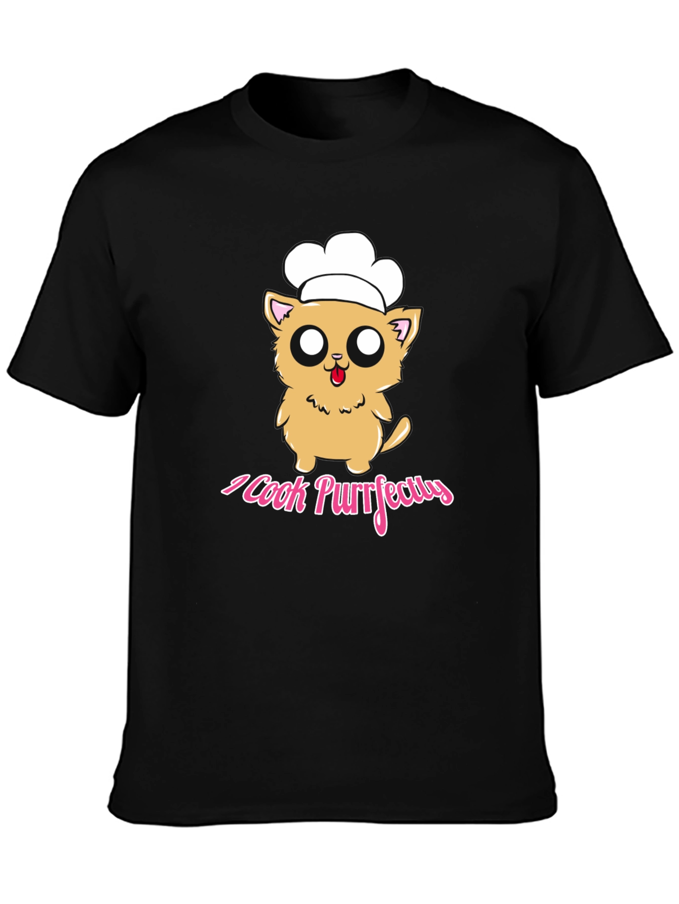 I Cook Purrfectly Cat Chef T-Shirt