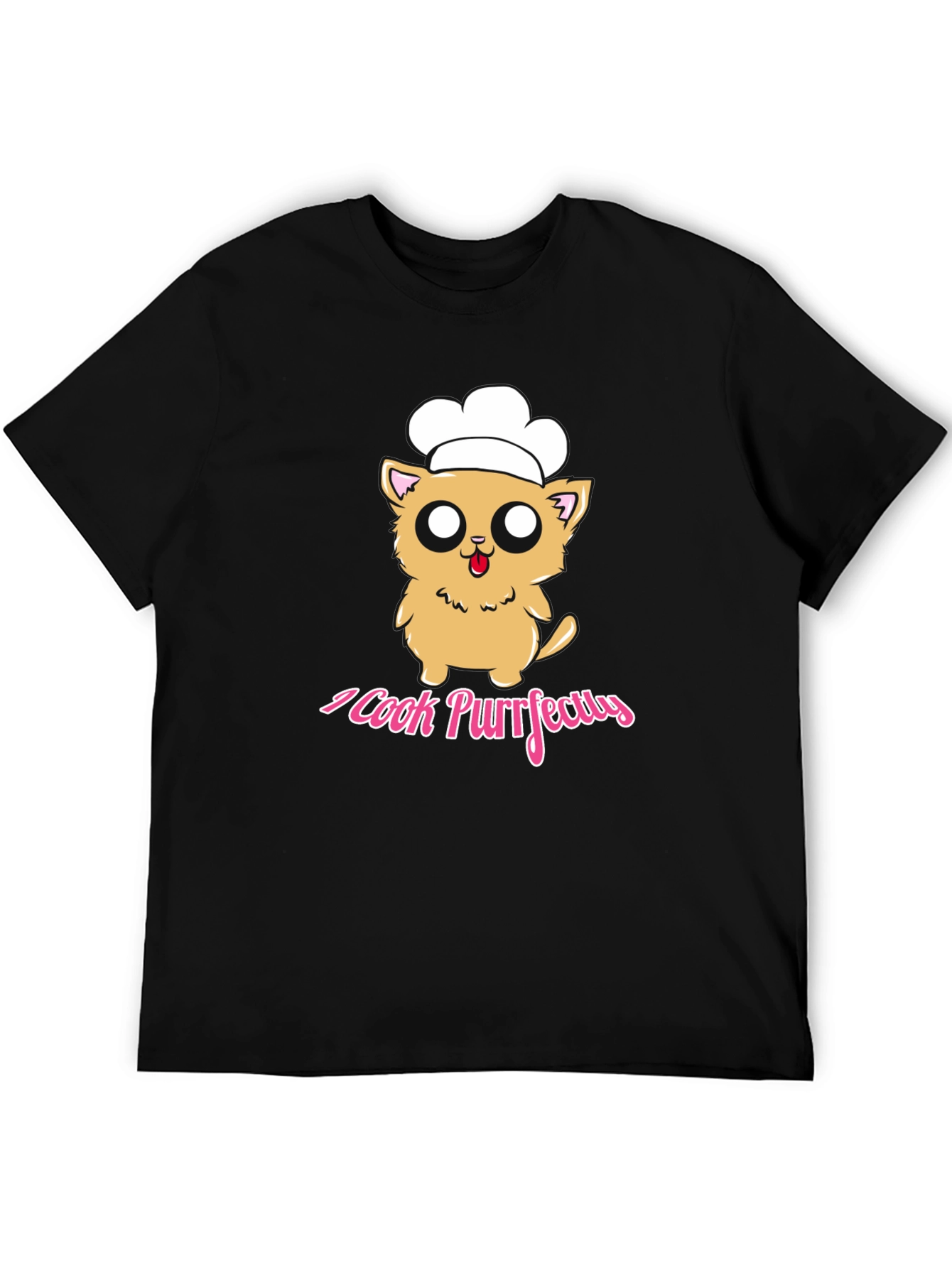 I Cook Purrfectly Cat Chef T-Shirt