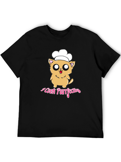 I Cook Purrfectly Cat Chef T-Shirt