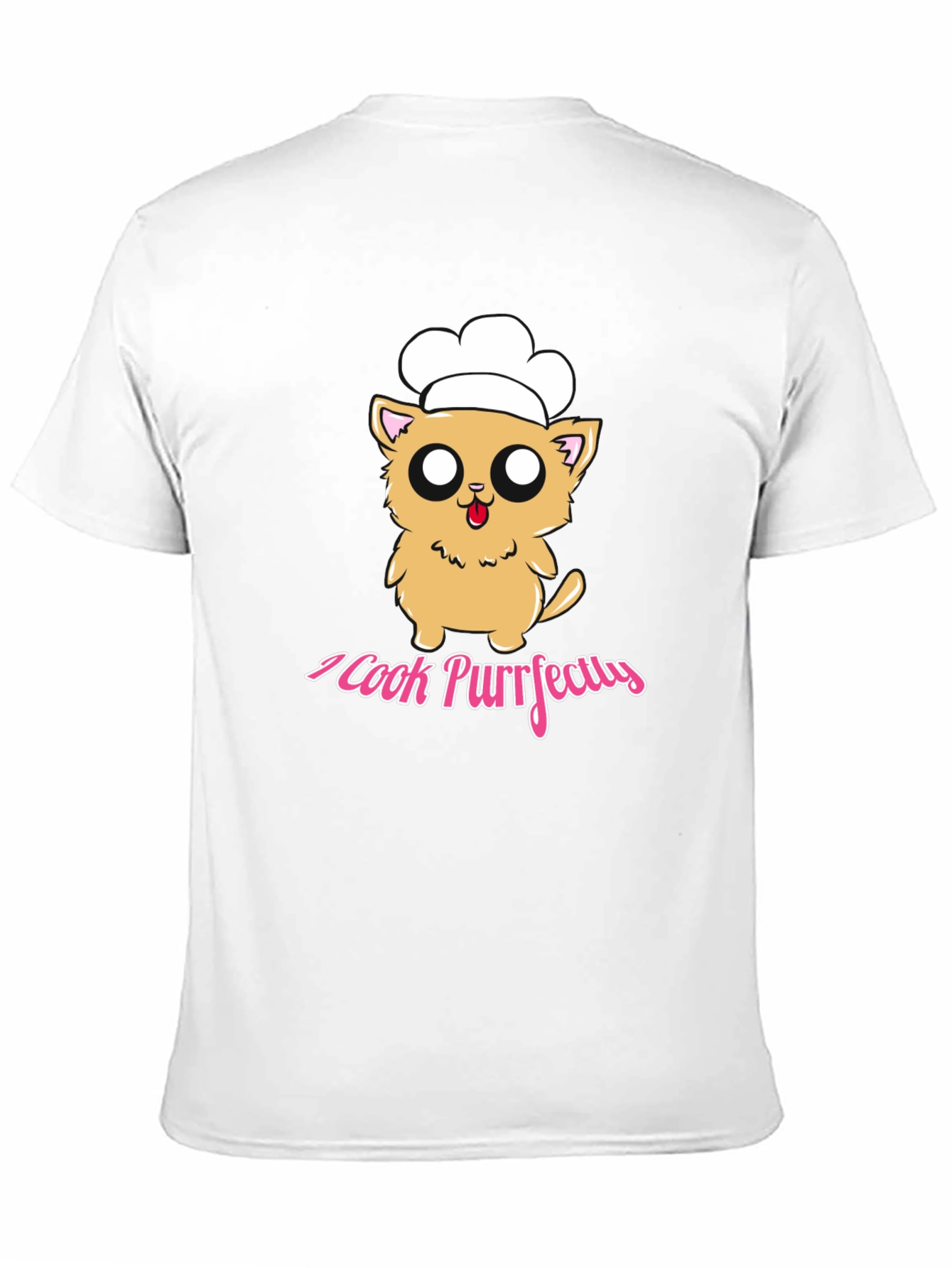 I Cook Purrfectly Cat Chef T-Shirt
