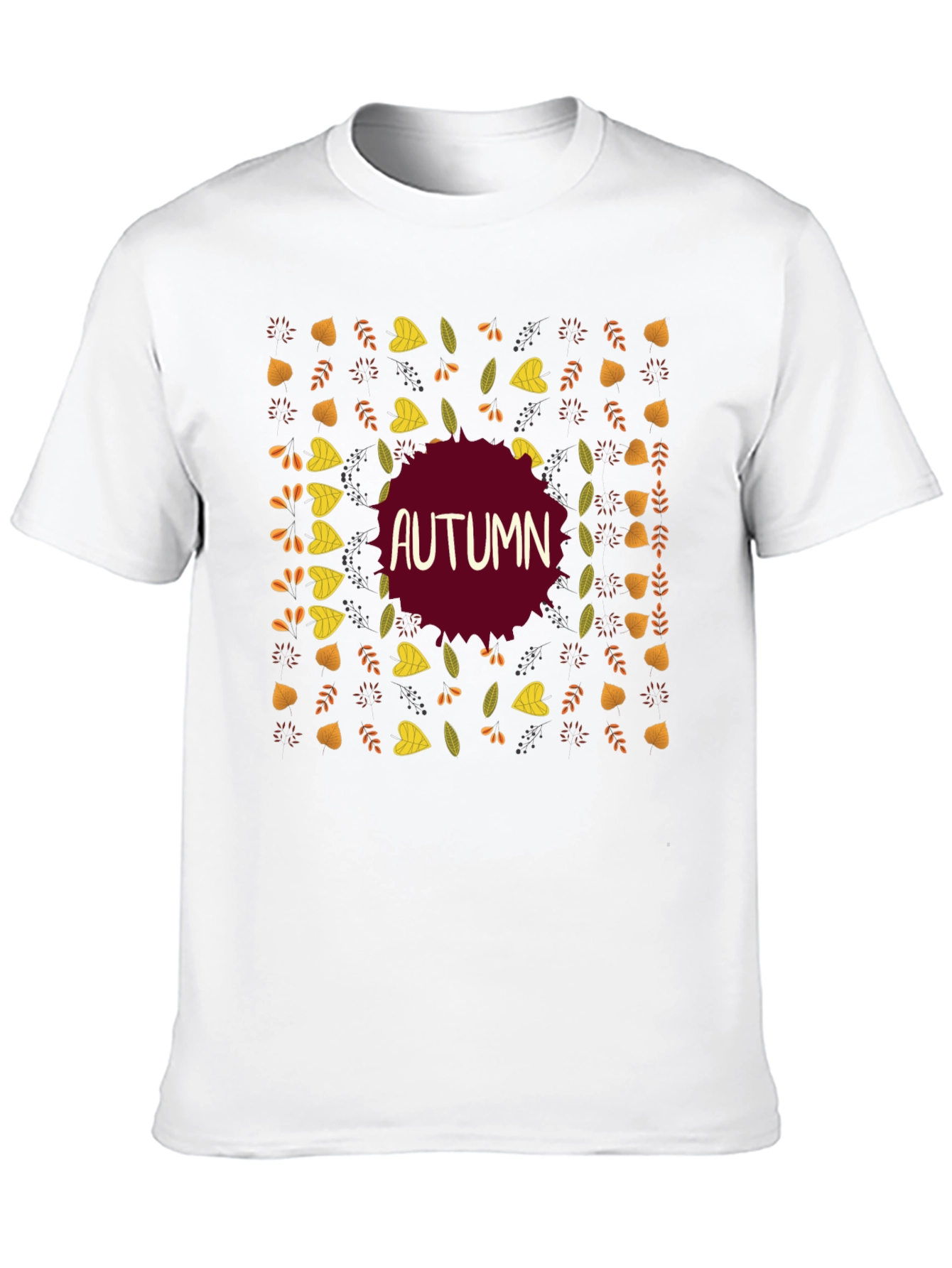 Autumn Leaves Graphic T-Shirt - Fall Season Style