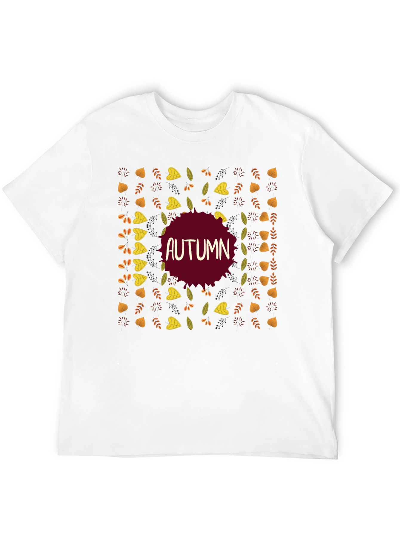Autumn Leaves Graphic T-Shirt - Fall Season Style