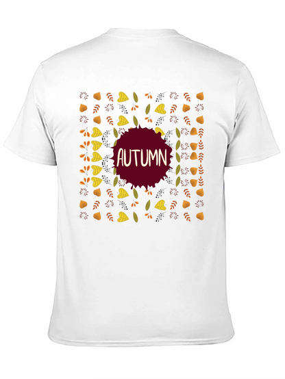Autumn Leaves Graphic T-Shirt - Fall Season Style