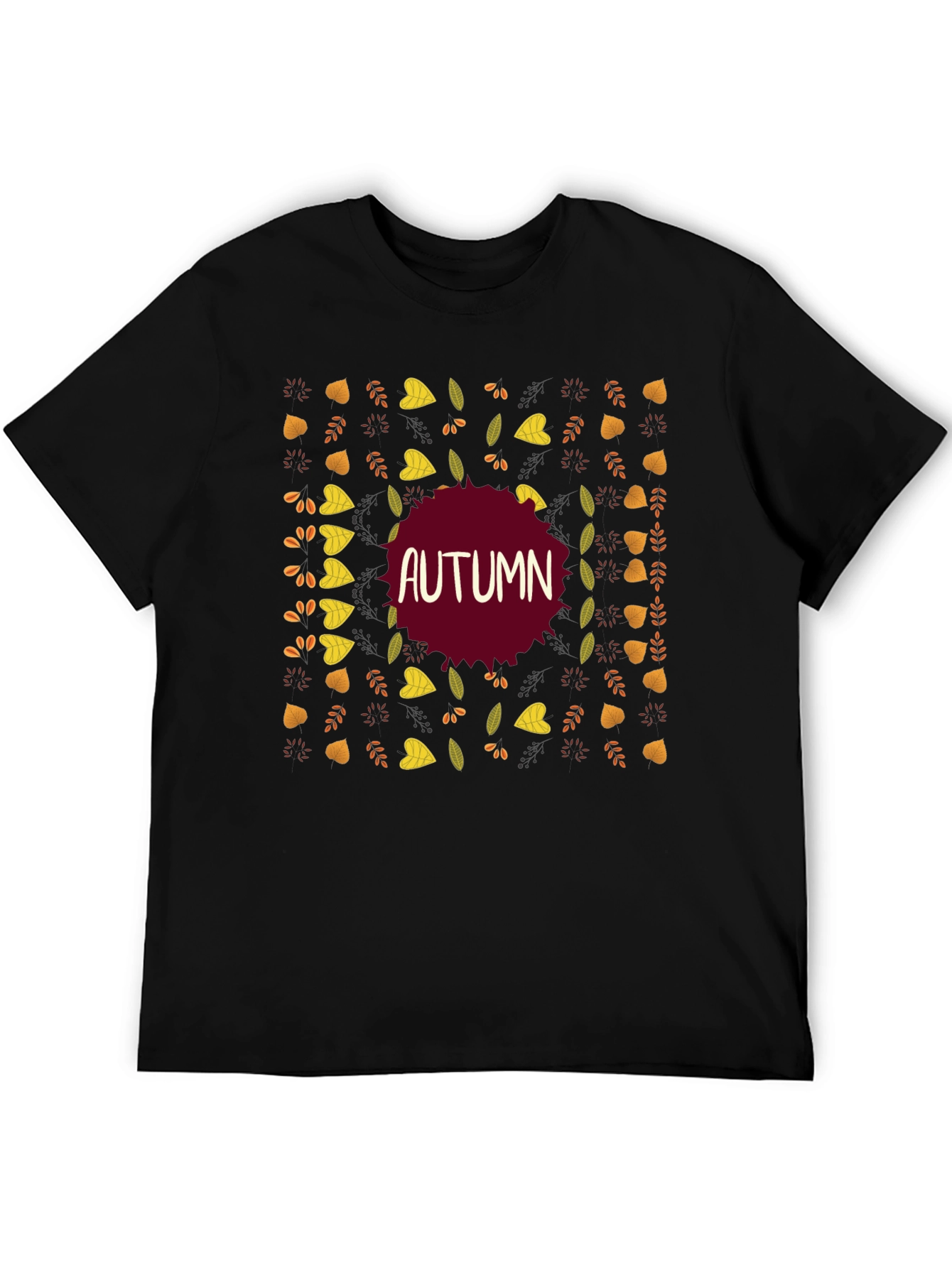 Autumn Leaves Graphic T-Shirt - Fall Season Style