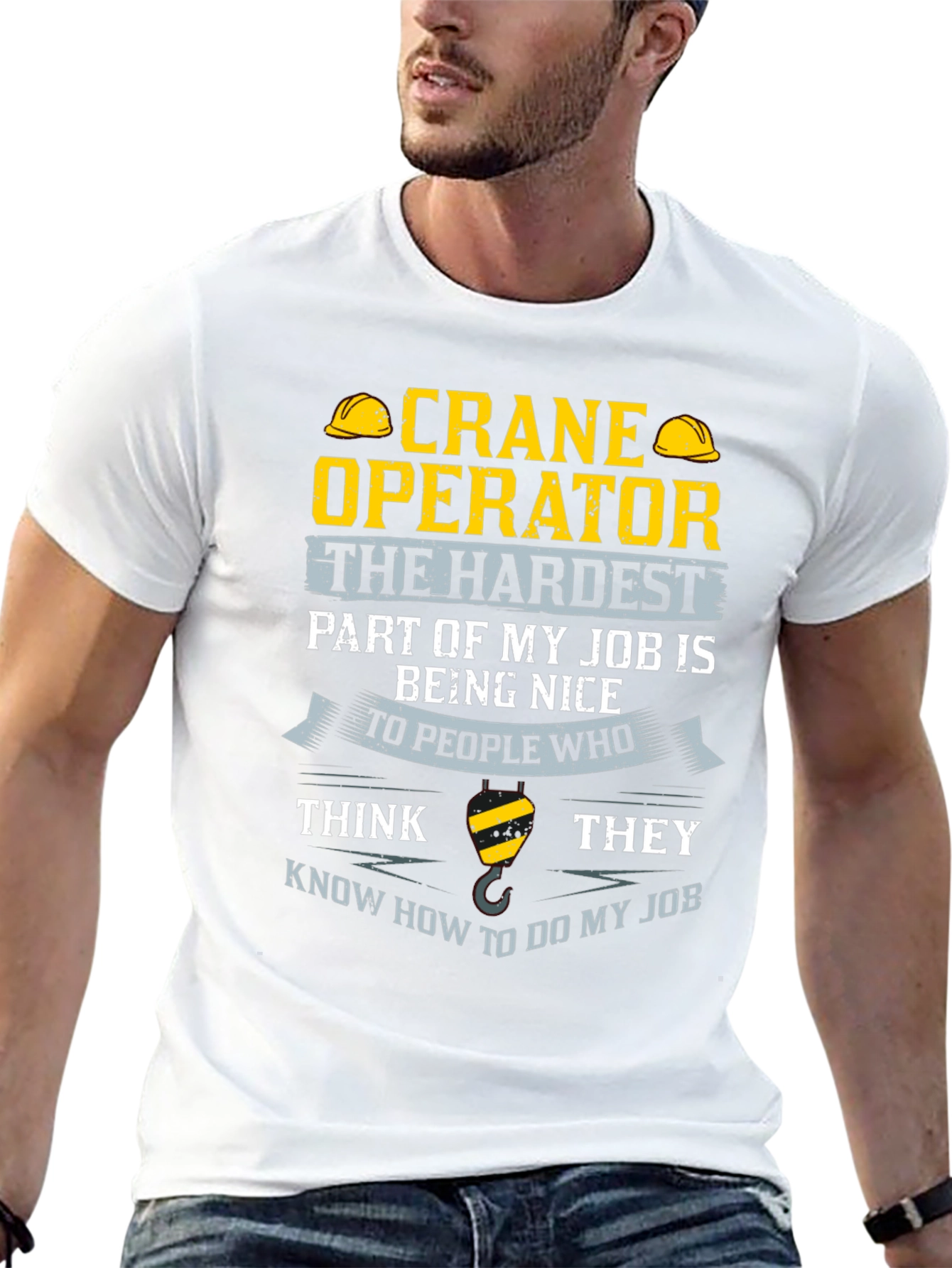 Crane Operator T-Shirt - Funny Job Tee