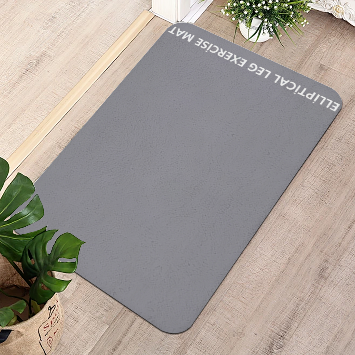 Elliptical Trainer Fitness£üElliptical Trainer Fitness Equipment Diatomite Mat, Shock?Absorbing Non?Slip Exercise Machine Floor Pad