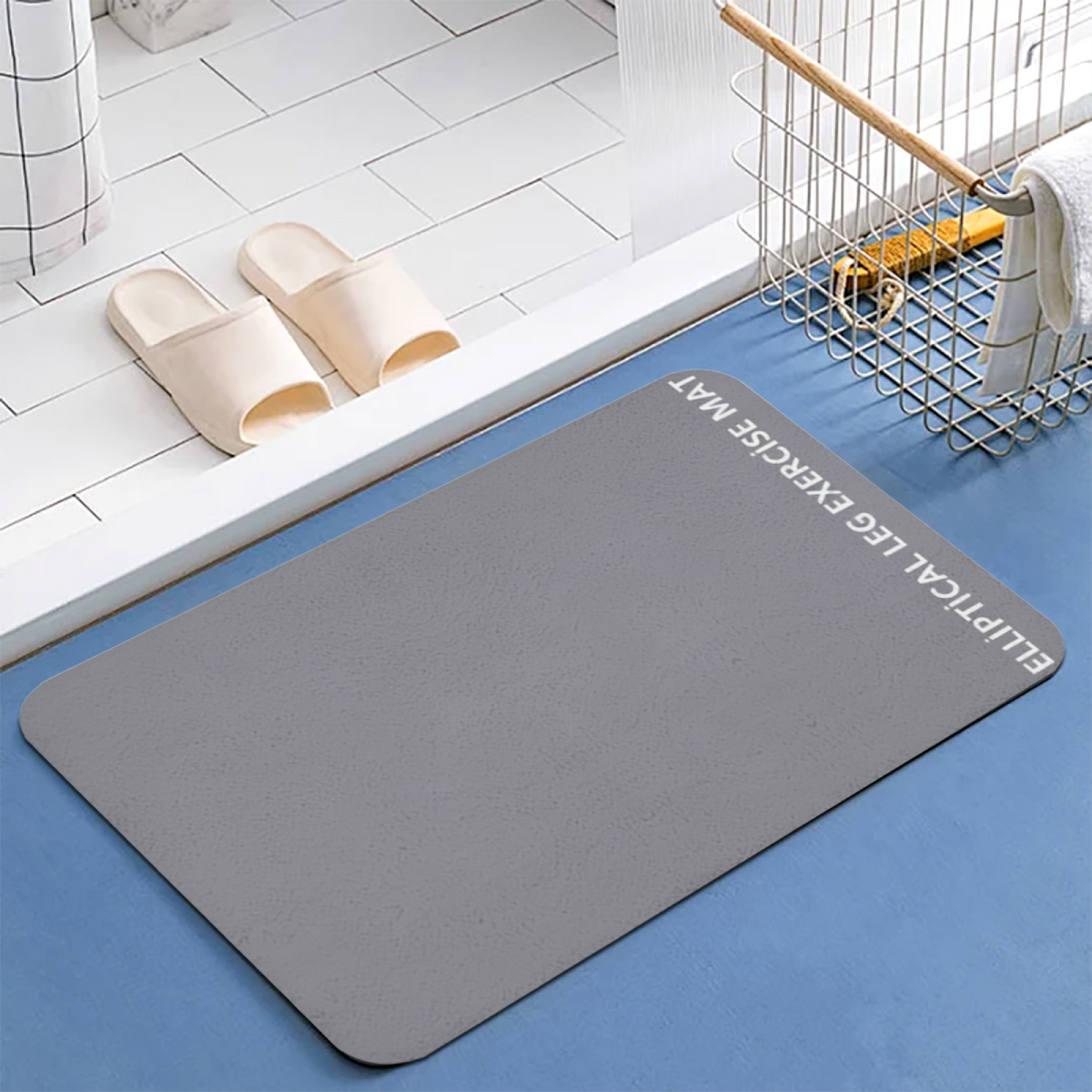 Elliptical Trainer Fitness£üElliptical Trainer Fitness Equipment Diatomite Mat, Shock?Absorbing Non?Slip Exercise Machine Floor Pad