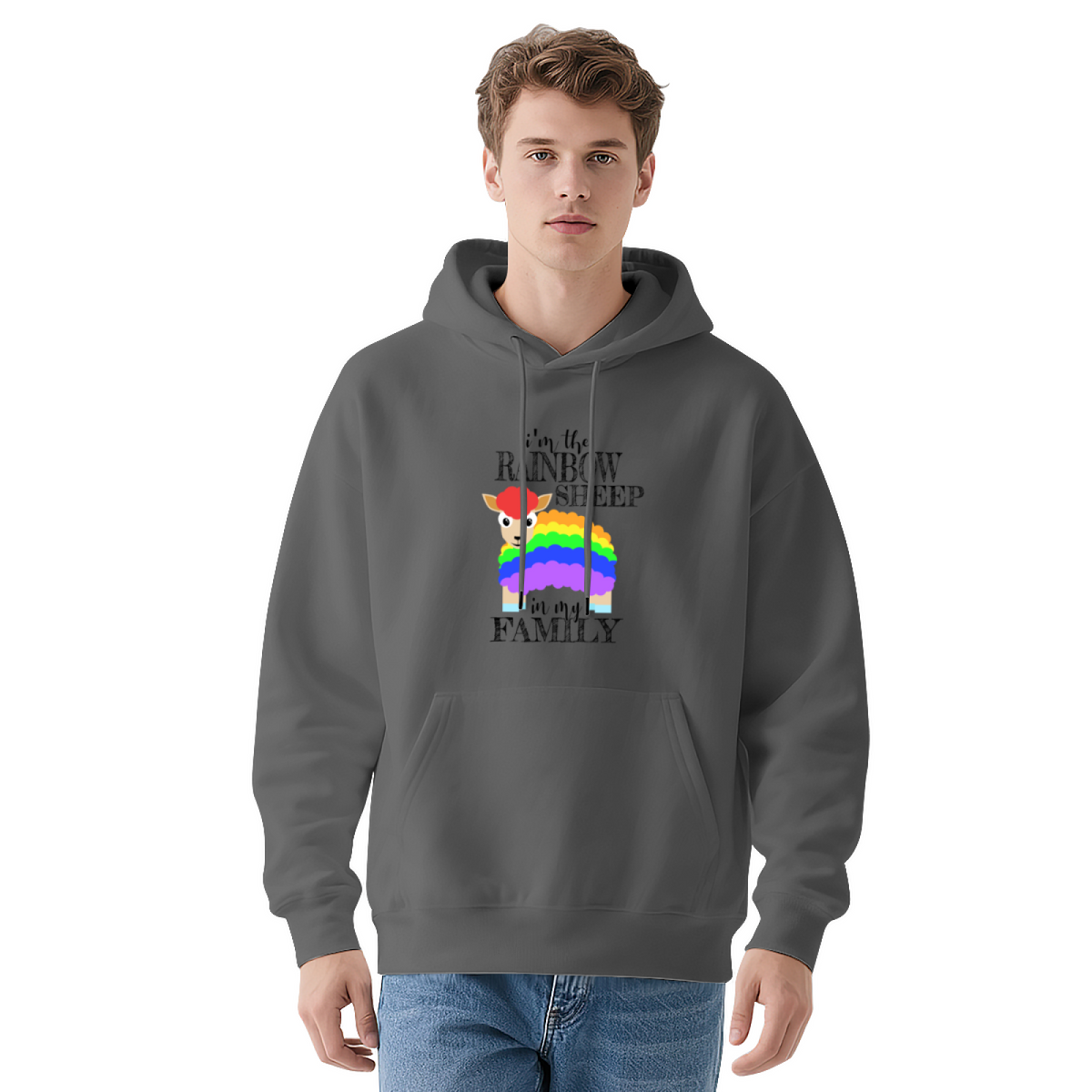 I'm the Rainbow Sheep Family' Hoodie