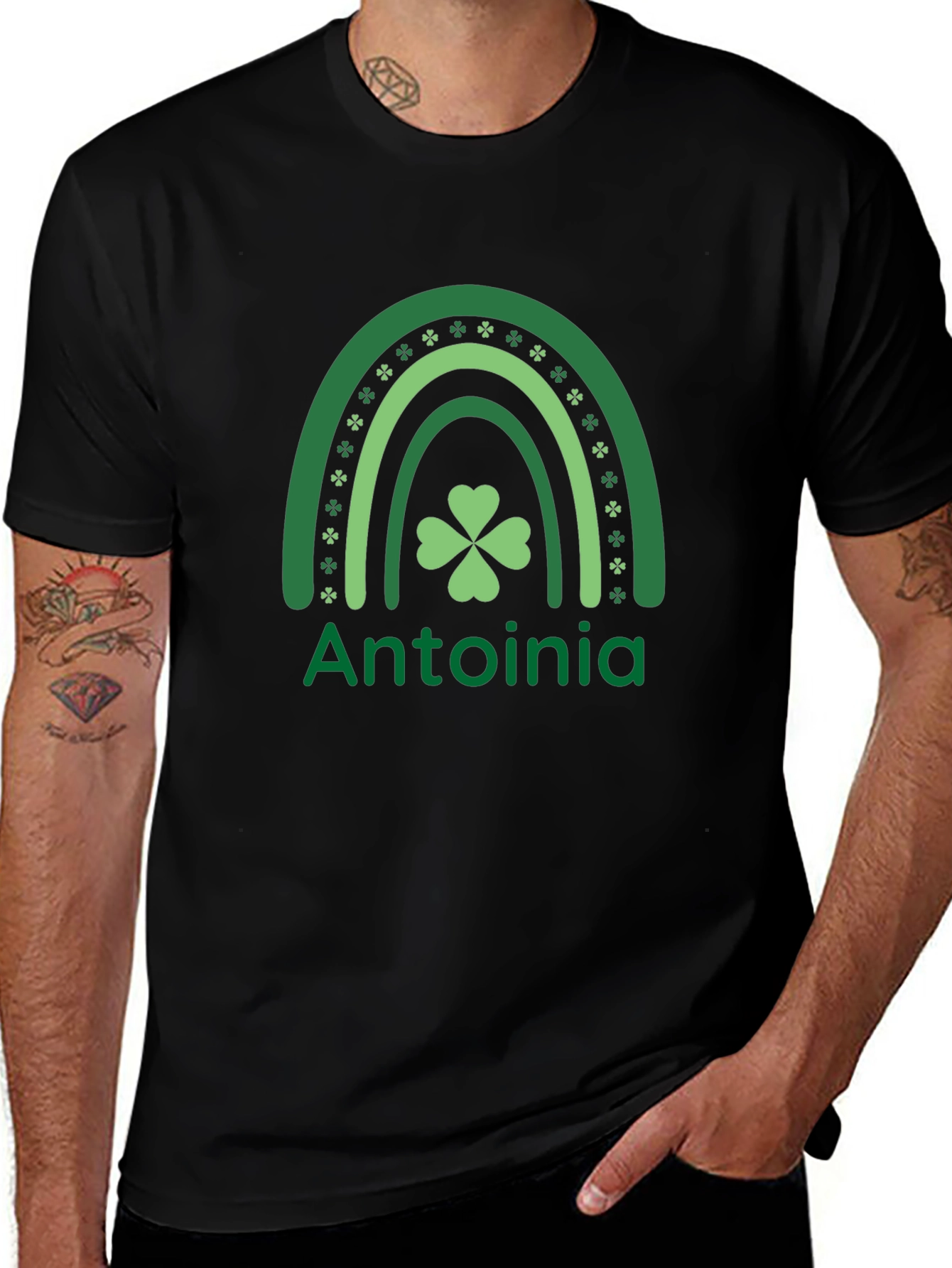 Antoinia St. Patricks Day Rainbow T-Shirt