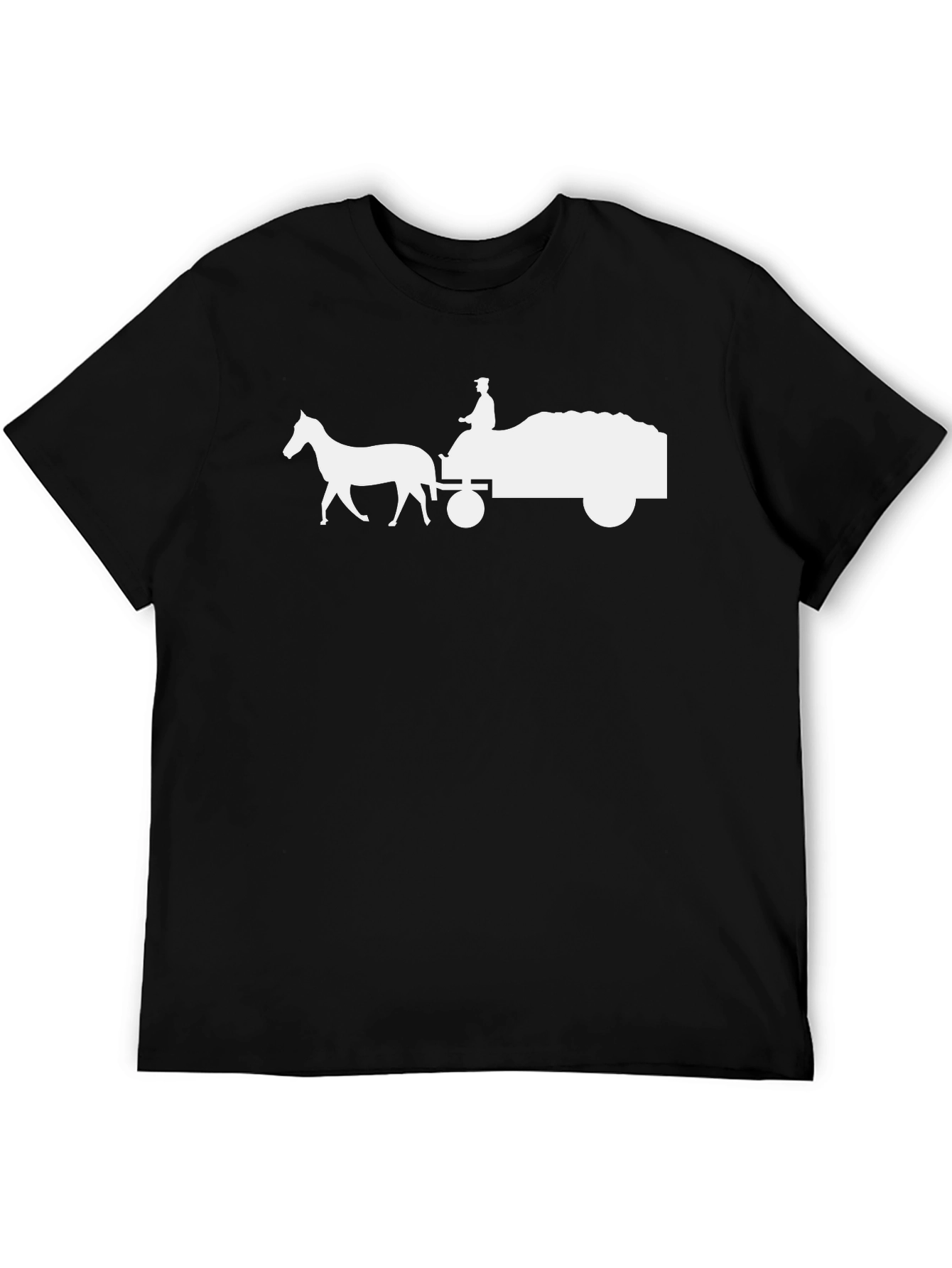 Horse and Cart Graphic T-Shirt