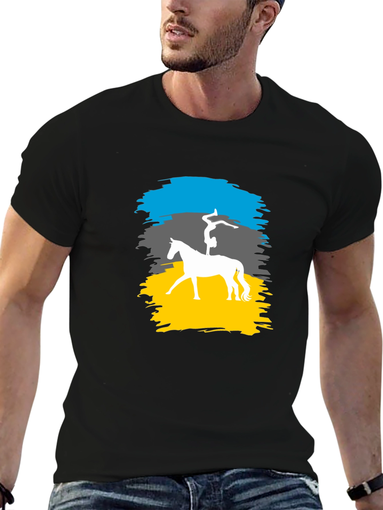Equestrian Acrobatics Graphic Tee