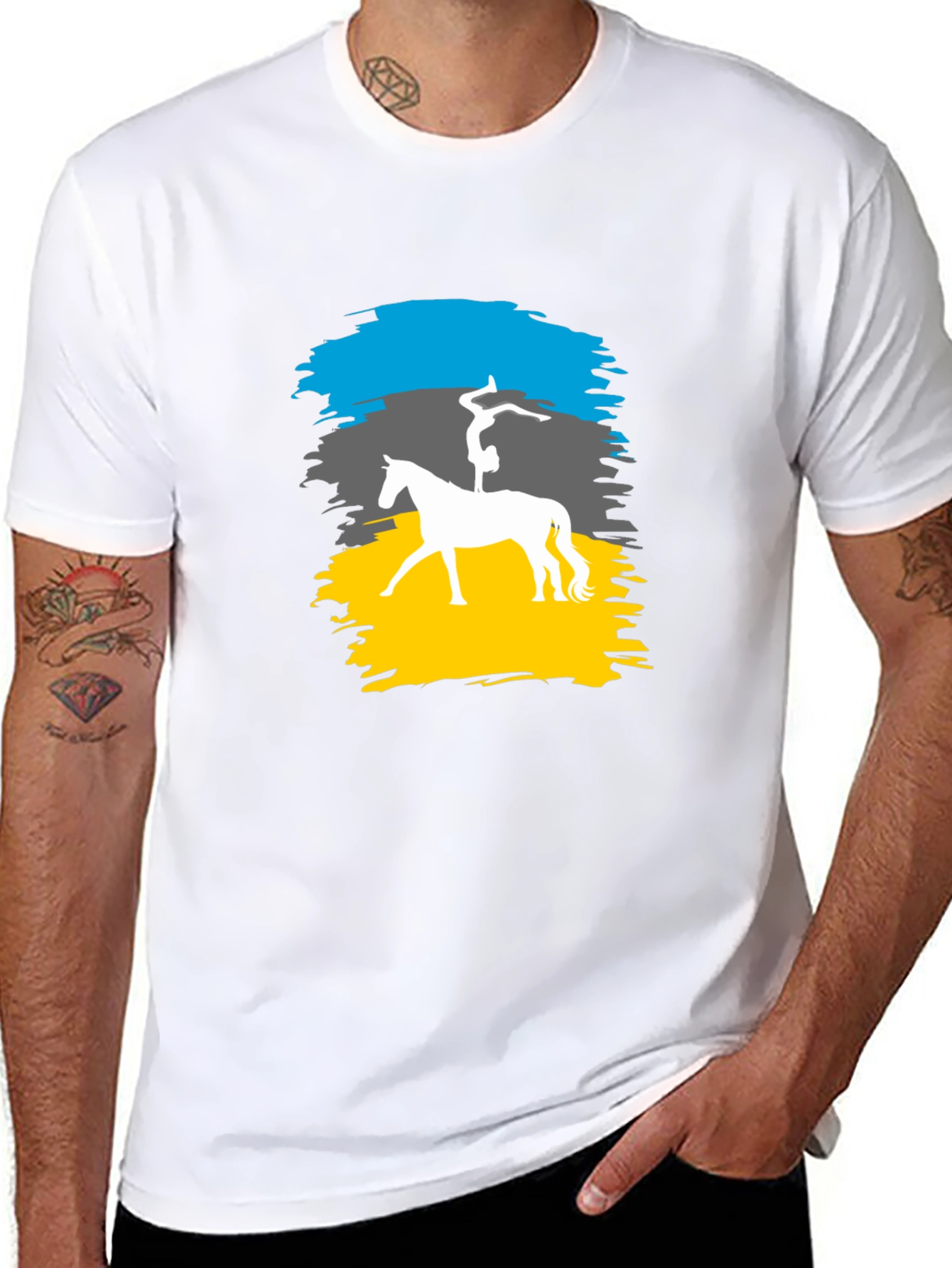Equestrian Acrobatics Graphic Tee
